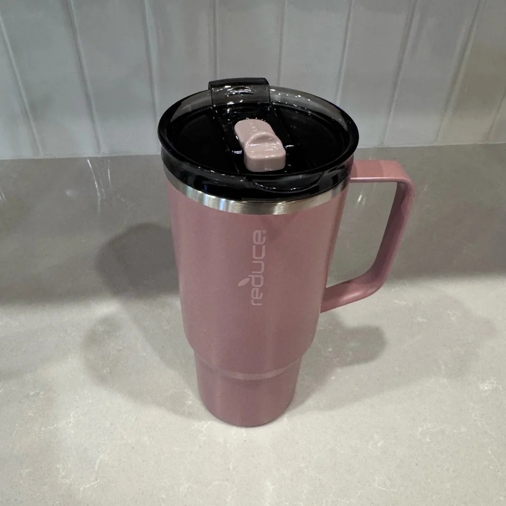 Pink Reduce Travel Mug - Picture 1 of 5